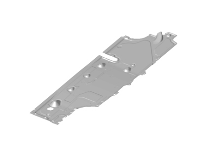Garniture de soubassement, centre gauche. Porsche 971.2 Panamera LWB - 971825521A, 971825521D, 971825521G, 971825521K - 971 825 521 K